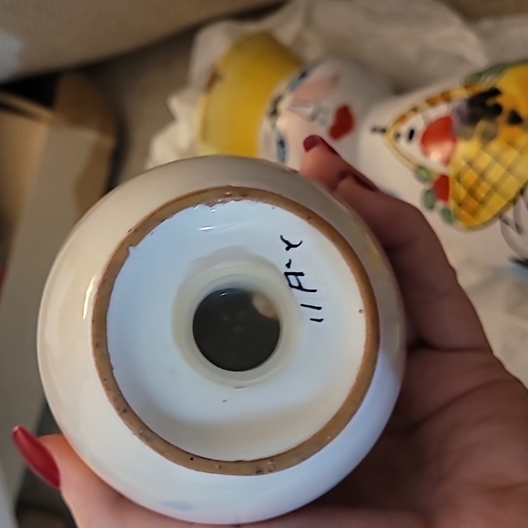 Vintage Aldo Londi Bitossi Salt & Pepper Shakers Italian Mid Century Modern - Picture 3 of 14